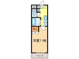 モーメント吉田の物件間取画像